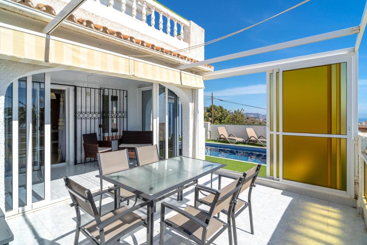 Villa Kenny Private Pool Casasol เนร์คา ภายนอก รูปภาพ